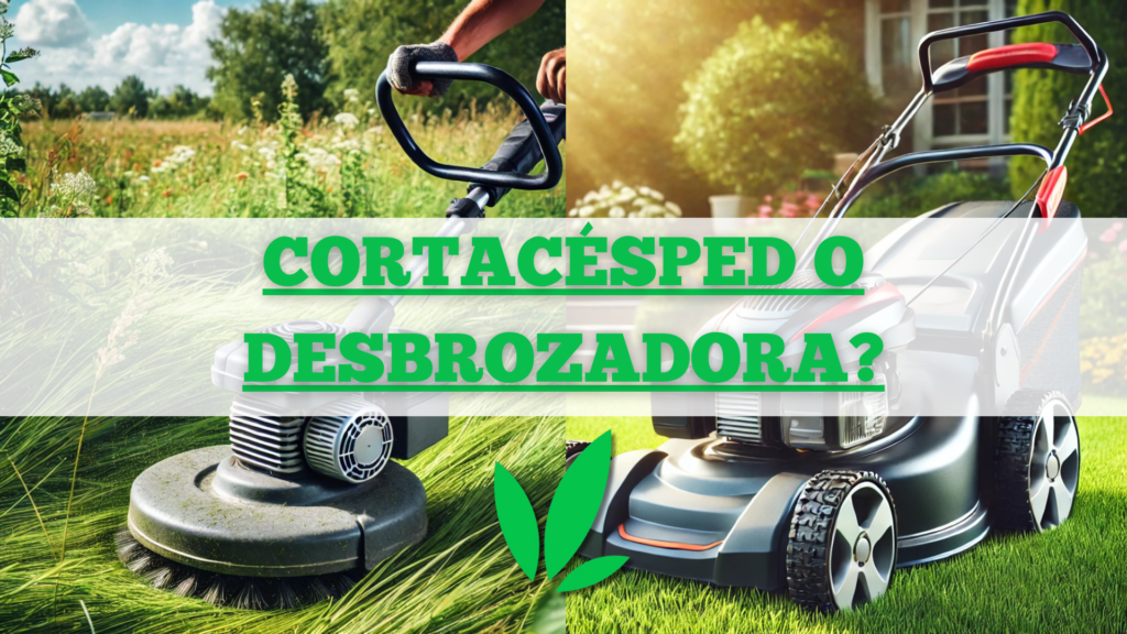 cortacesped o desbrozadora